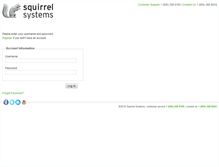 Tablet Screenshot of orders.squirrelsystems.com